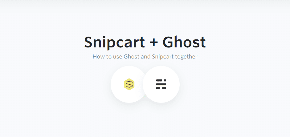 ecommerce ghost